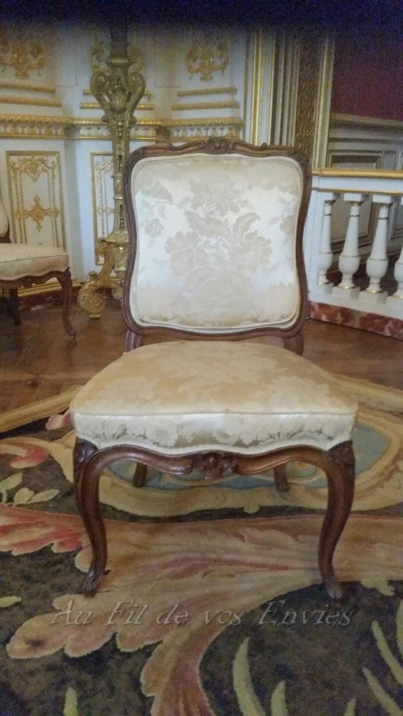Chaise Louis XV Cresson Chambord