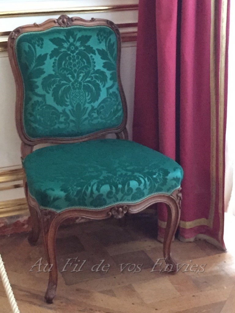 Chaise Louis XV Cresson Chambord