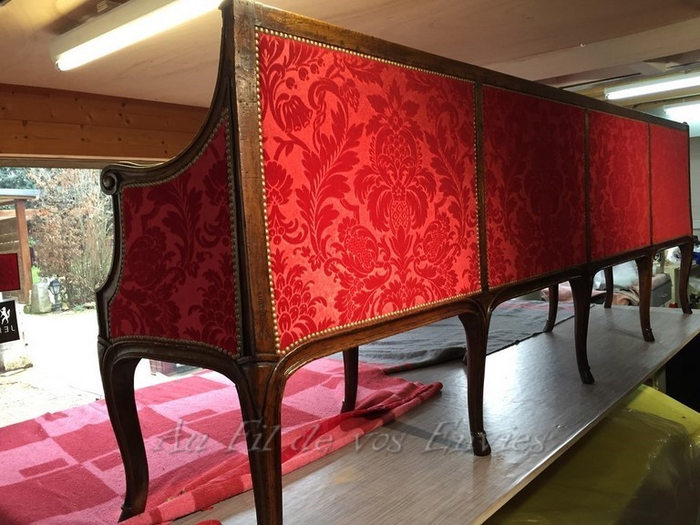 Banquette estampillée Delanois